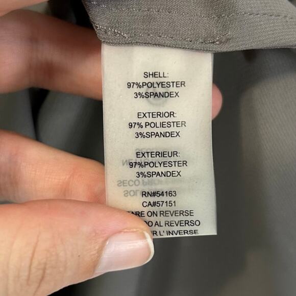 Calvin Klein Pleated Sleeveless Top NWT Women's Sz S Gray Career Lightweight - Picture 5 of 5